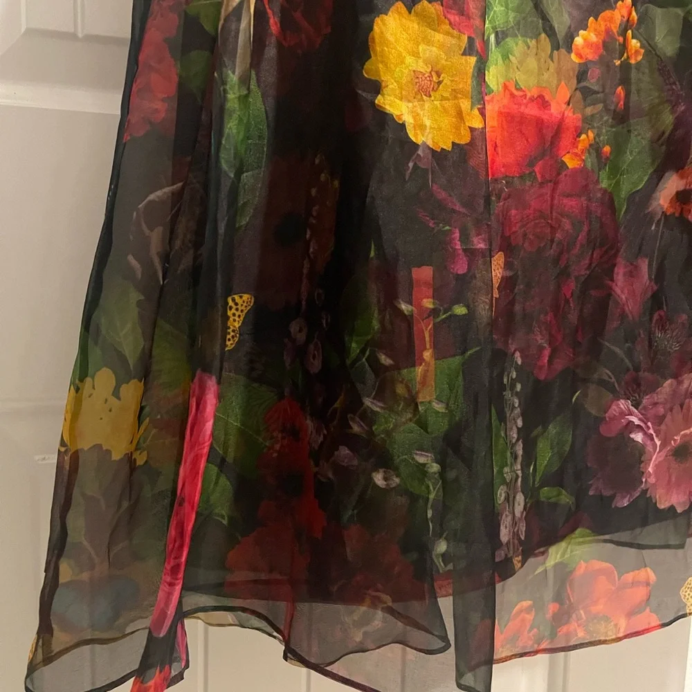 Alice + Olivia Yvonne Floral Maxi Gown Skirt - Picture 7 of 10